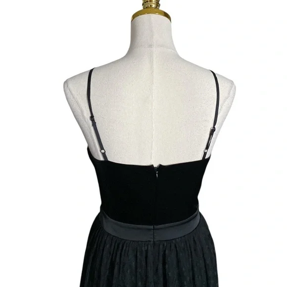 Express Y2k Velvet/Tulle Whimsigoth Babydoll Fairy Midi Mesh Dress Size S Gothic - Picture 7 of 9